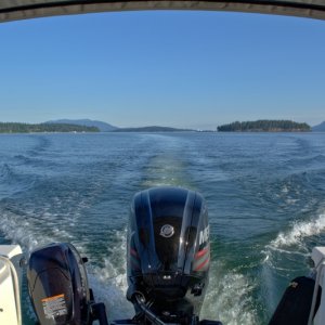 Cruising at my preferred speed of 5-6 knots