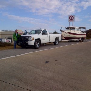Thirty five miles on new truck brakes. Broke down, waiting on a tow