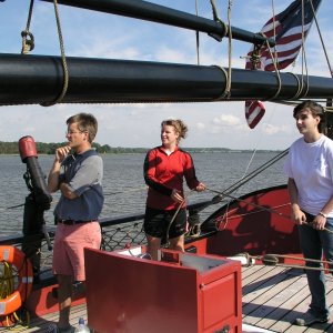 Sultana tiller - doesn't answer the helm as quickly as a C-Dory!