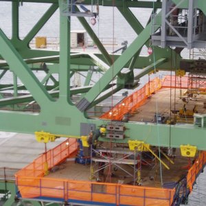 Workers connecting sections
