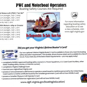 VA Boating requirements