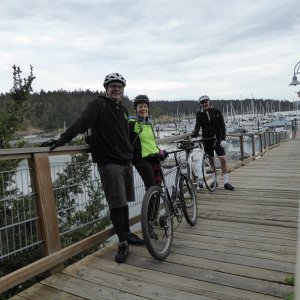 We made it back, 40-something miles on this ride, tired and exhausted (except Brock, who was ready to do it again backwards)
