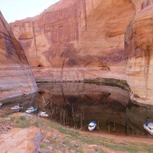 9-22-14 Iceberg Canyon left to right Rana Verde, Voyager, Discovery, Hunky Dory, C-Swell and El Gato Toma's.