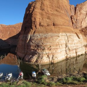 9-23-14 Forgotten Canyon left to right El Gato Toma's, C-Swell, Voyager, Hunky Dory, Discovery and Rana Verde.