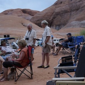 Conversation after dinner