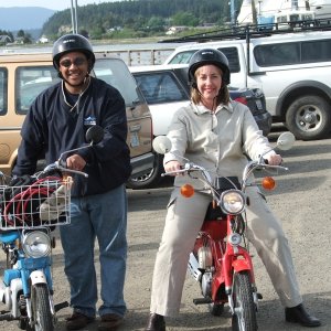 (c-dancer) Moped madness courtesy of Ken and Marge of Blue-C