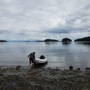 Spring trip to Sucia Island, in San Juans. A very empty Echo Bay.