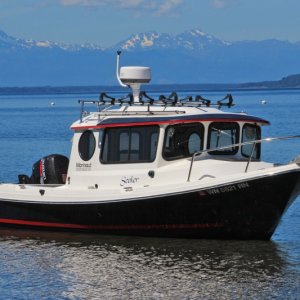 SEEKER, Olympic Mountains in background