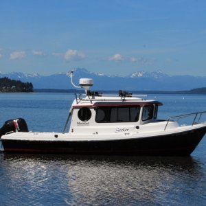SEEKER, Olympic Mountains in background