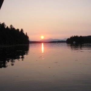 Dunsmuir Island sunset