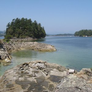only a mile from Ladysmith BC one of my favorite anchorages