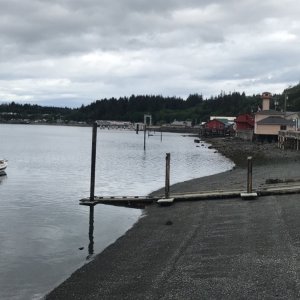 Midnight Flyer on Government Dock at Alert Bay