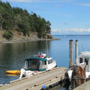 Public dock, Stuart Island.