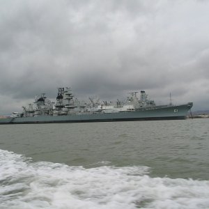(TOPKICK) Battle Ship Iowa in Mothballs