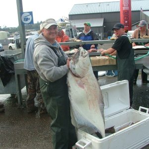 2012 Newport, OR Halibut 58\"