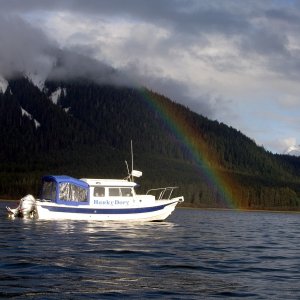 rain bow in Port Fredrick