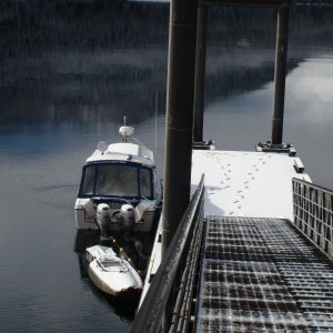 another view of the snow