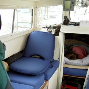 The West Marine folding seat.
