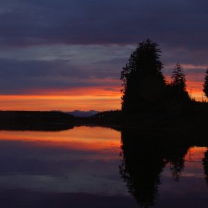 the lights in the center of the photo are from Kake.  None of these photos have been enhanced in anyway