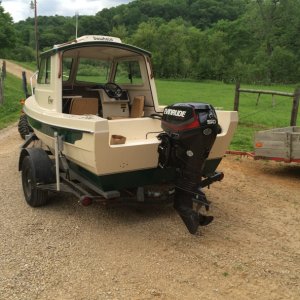 motor's on- new trailer next