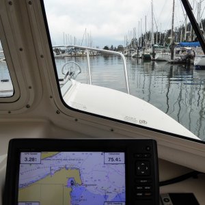 Arriving in Cap Sante Friday afternoon after leaving Sucia island in the morning and taking the scenic route.