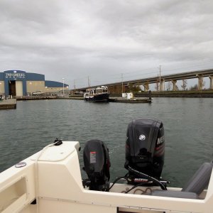 Winds finally died down late Saturday so headed back to Cap Sante