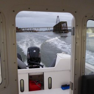 Leaving Swinomish Channel, again