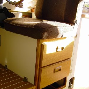 Replacement drawers with a bottle rack below. Rack holds 4 bottles or thermos, etc.