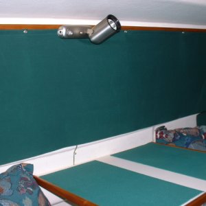 Previous owner made up these sunbrella curtains. They work great for keeping the sun from fading the seat fabric.