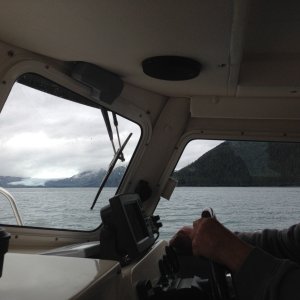 Cruising Passage Canal near Whittier, Alaska