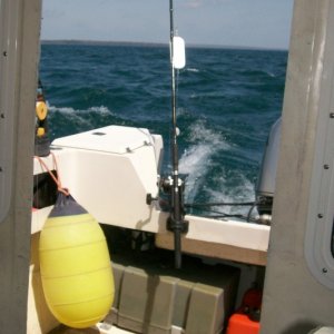 High wind and waves