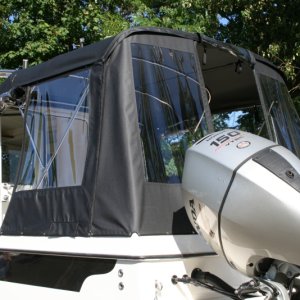 Rear view of new Camperback - several panels for flexibility.