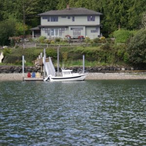 Hood Canal, Apr 30 - May 04, 2012 007 A C-Dory in Squamish Harbor