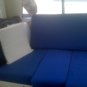 We like the galley set up as a bunk when we travel.  Makes it nice to lounge.