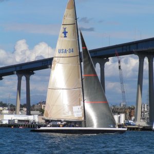 (Dora~Jean)
An America's cup boat.