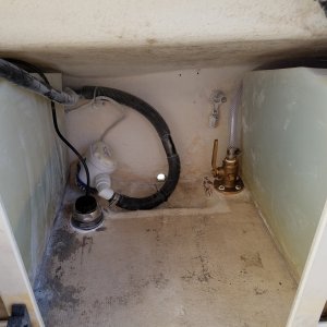 ForwardScan transducer and seacock installed