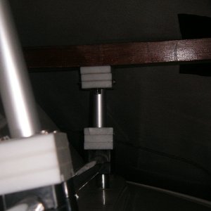 Starboard side kayak rack