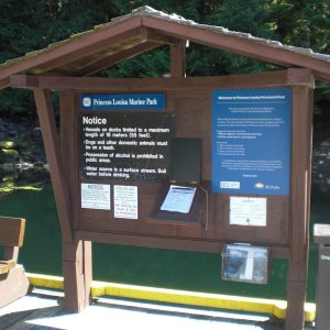 Information board.