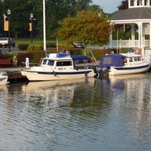 Spencerport one of our favorite towns on the Erie Canal Placid-C, Will-C, Last Dance and Inn the Water. Great resturants here Grand Pa Sam's and The Taste of Texas are a couple. Great showers,shore power, water, all for free. Nice place will return. Excellent Bed and Breakfast on the canal a few miles west with a dock right on the canal The Adam's Basin Inn an excellent Bed and Breakfast.