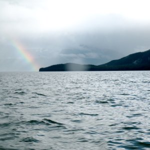 Rainbow over Arden Point