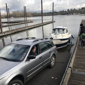 River trial at Willamette Park, Portland