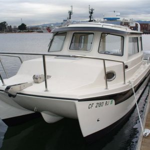 Front view at dock