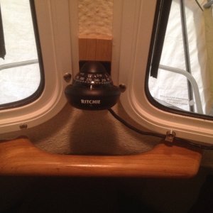 smaller Ritchie X10M mounted away from magnetics (don't use compass very often with GPS)