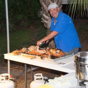 Dave, the Honda rep was an expert on cooking the pig!