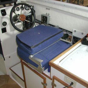 snap in the center of the back holds it in the normal position