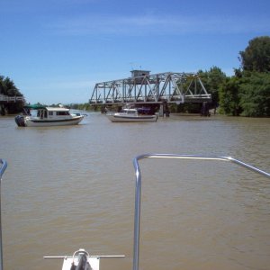 (Cygnet) Swinging Bridge on the Georgiana Slough