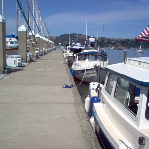 (Cygnet) Sausalito Harbor C-Dory\'s on F-Dock