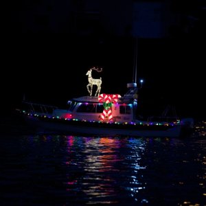 Jean Marie in the Portland Christmas Ships parade.