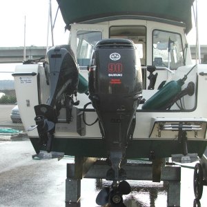 (c-dancer) Suzuki DF90 & Bennett Trim Tabs M120