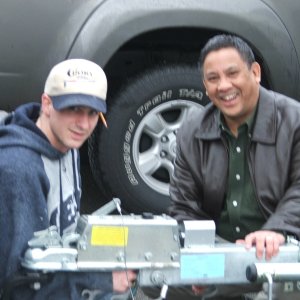 Adam (who did the upgrades)& Peter at Factory